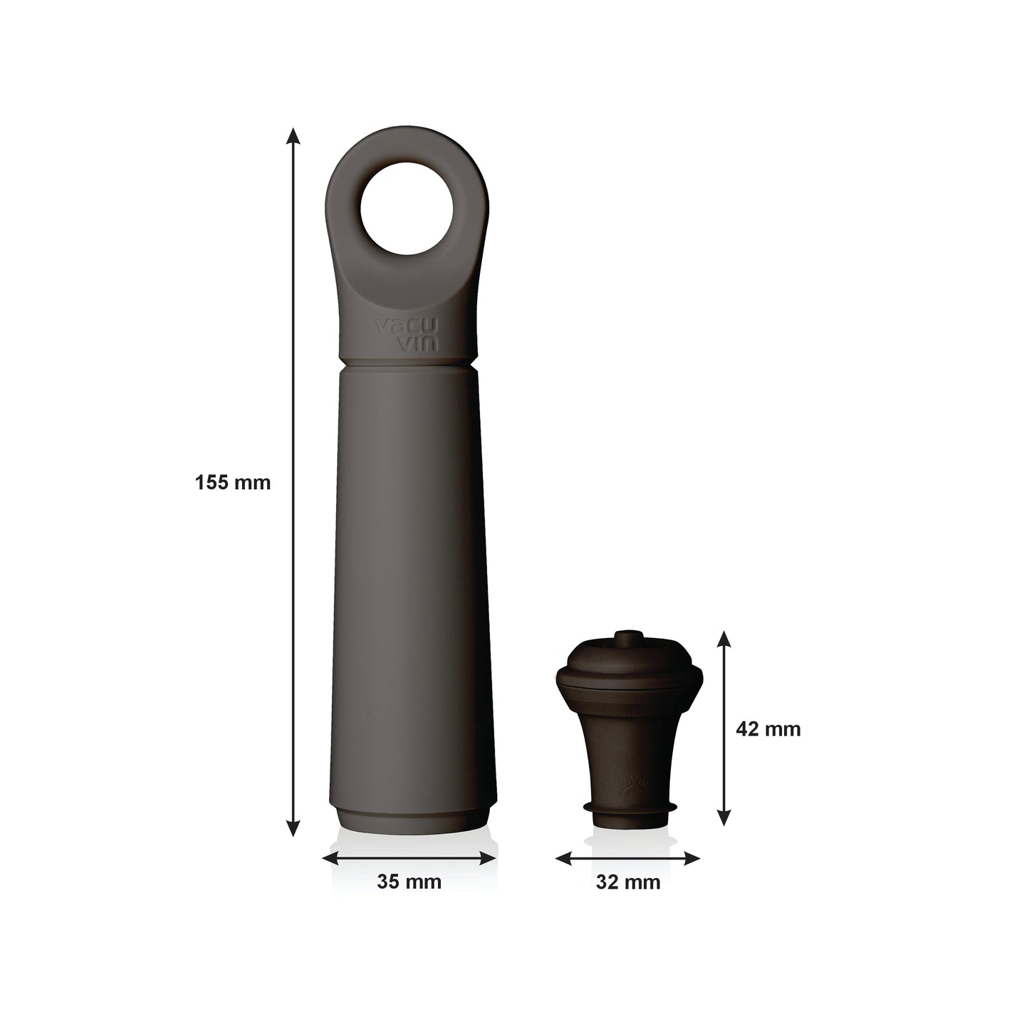 VACU VIN WINE SAVER LOOP (GRAPHITE)New