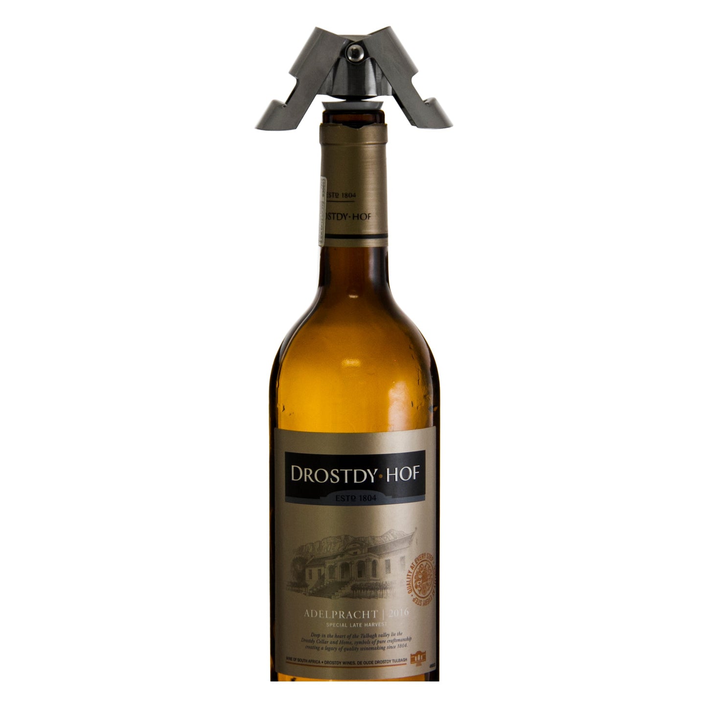 BAR BUTLER CHAMPAGNE STOPPER WITH DOUBLE CLIP ST.STEEL
