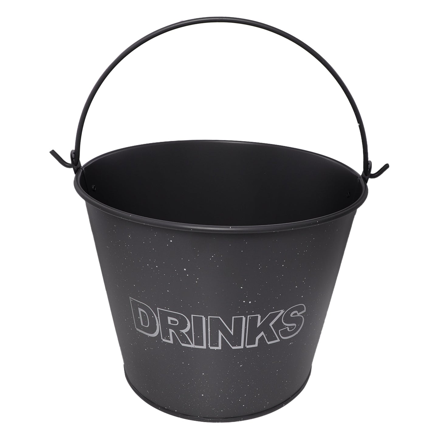 BAR BUTLER ICE BUCKET WITH HANDLE GREY AND MOTTLED WHITE, 5LT
