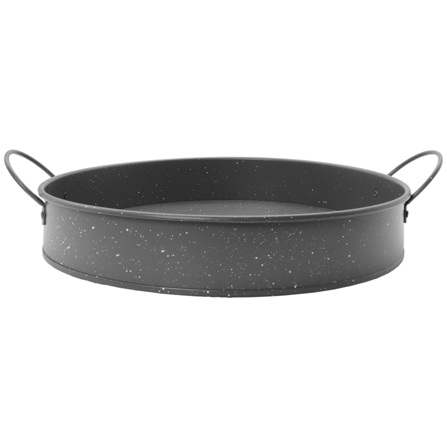 BAR BUTLER BAR TRAY GREY AND MOTTLED WHITE