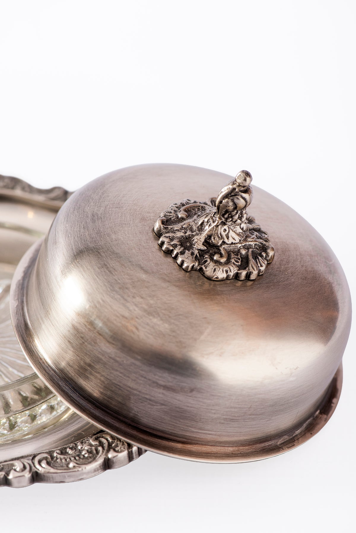 Butter Dish Palace Antique Silver – view 4