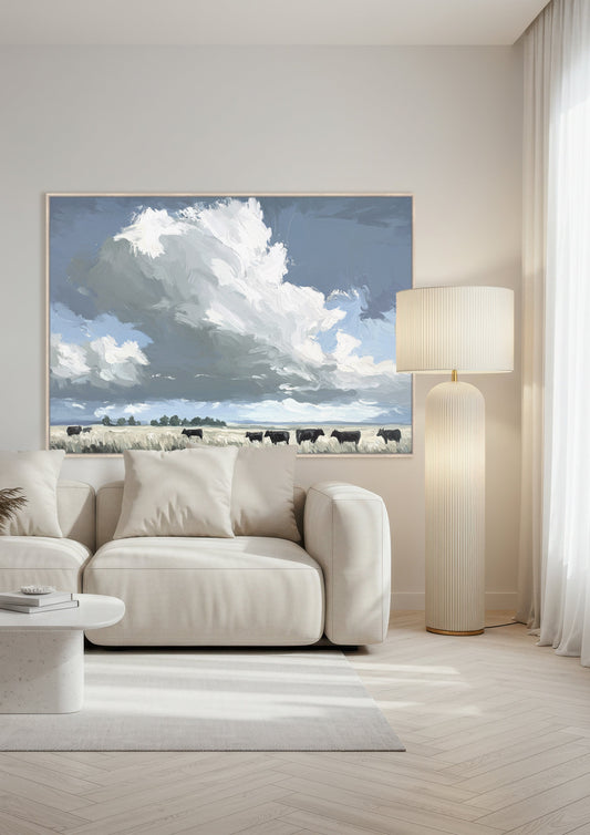 Cloudland Pasture Wall Art in Hayfield - view 2