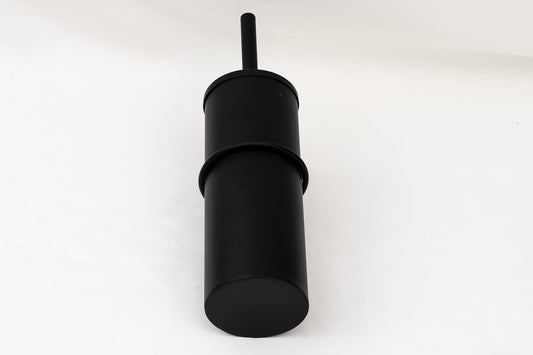 Toilet Brush Holder Wall-Mounted Matt Black Slimline – view 2