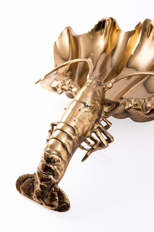 Shell Bowl Rob the Lob Antique Brass – view 2