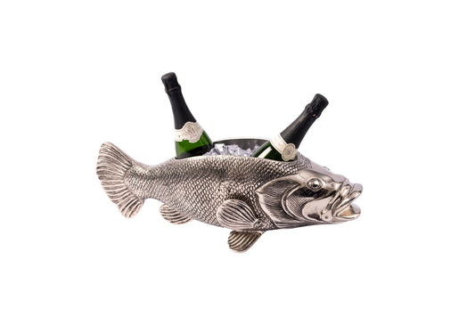 Wine Cooler Trout Antique Silver – view 2