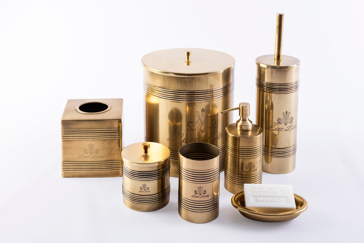 Waste Bin Lux Living Brass – view 2