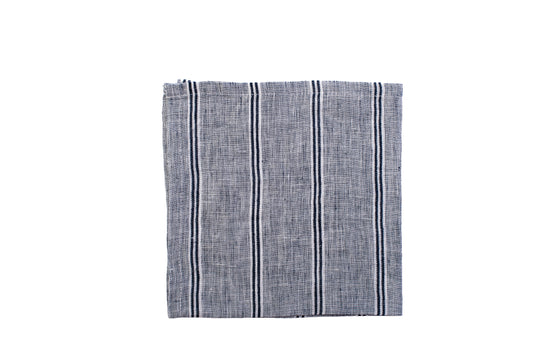 Napkin Grey Black Stripe – view 2