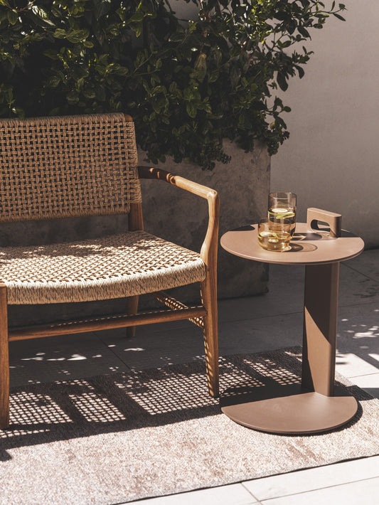 Fiji Side Table in Coco Pod