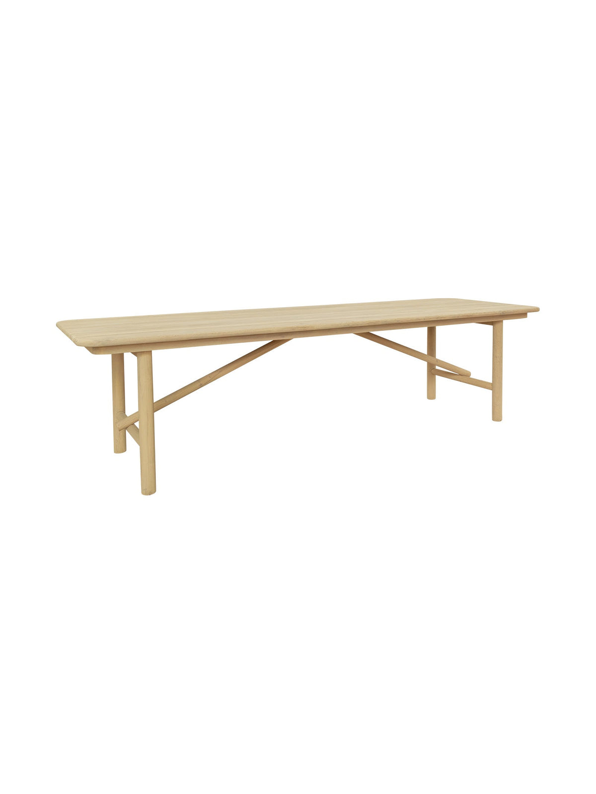 Tulum Teak Dining Table in Natura - view 10