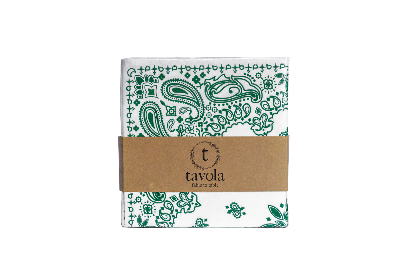 Tavola Pomegranate Green Napkins