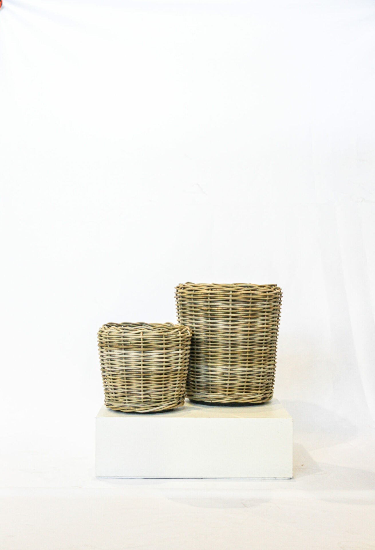 Large Rattan Planter with Lined Inner 30l
