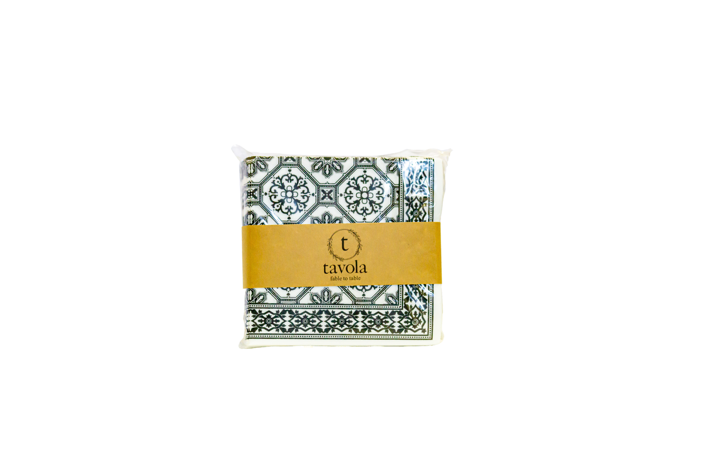 Tavola Tile Black Napkins