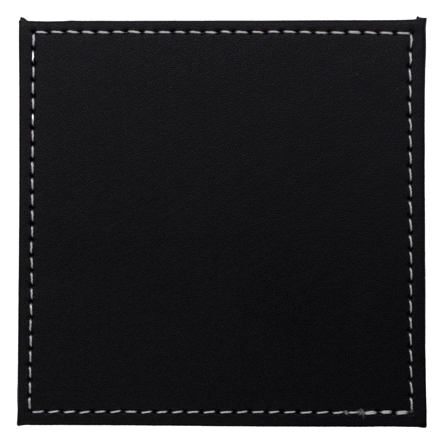 BAR BUTLER SQUARE LEATHERETTE COASTERS IN HOLDER 7 PIECE SET
