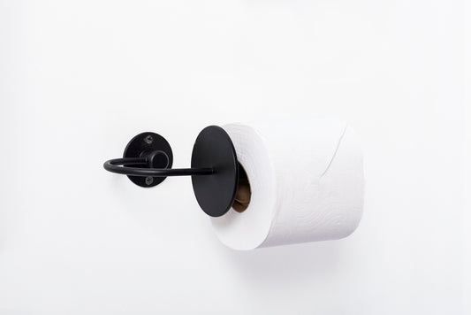 Toilet Paper Holder Matt Black Slimline – view 2
