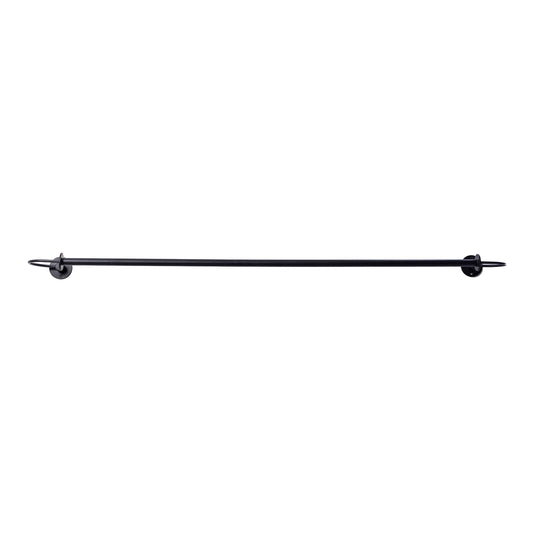 Towel Rail Matt Black Slimline