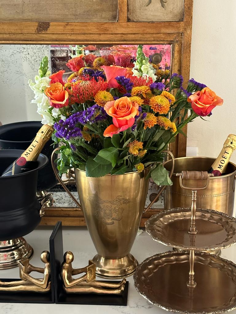 TROPHY LIONS CLUB ANTIQUE BRASS (490388/AB)