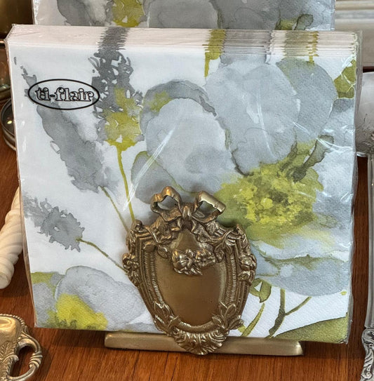 NAPKIN HOLDER MARSEILLE ANTIQUE BRASS (N159)