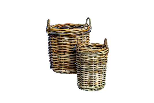 Large Extra Thick Round Rattan Basket