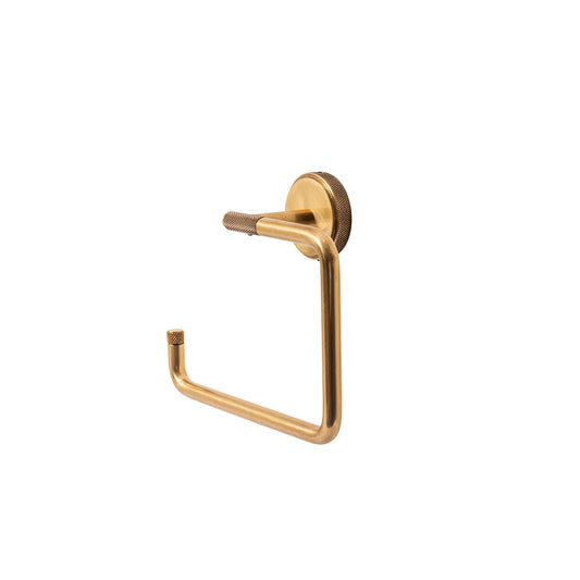 Towel Ring Mesh Antique Gold
