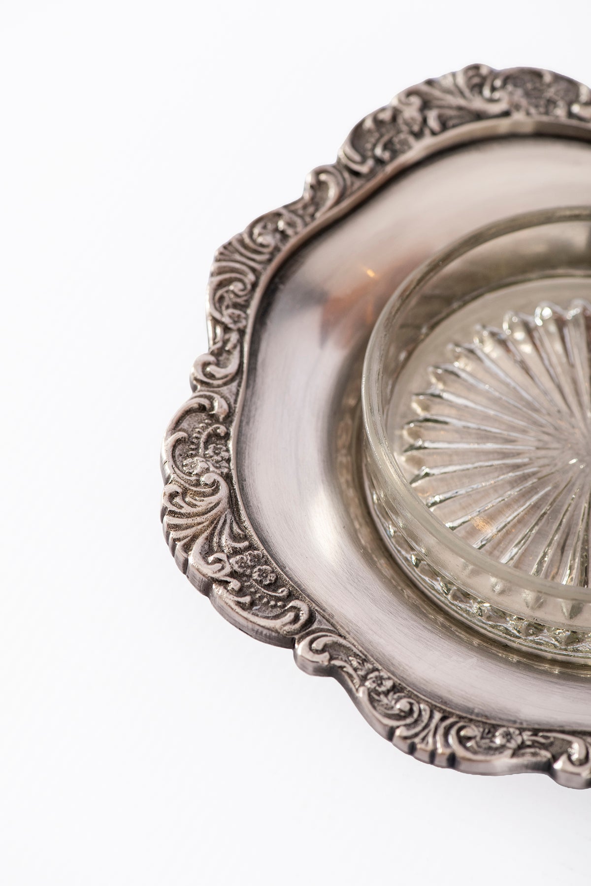 Butter Dish Palace Antique Silver – view 2