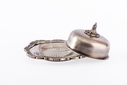 Butter Dish Palace Antique Silver – view 3
