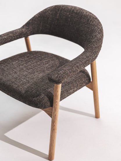 Adele Occasional Oak Chair - view 2