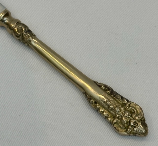 BREAD KNIFE ANTIQUE BRASS (ABSR1755B)