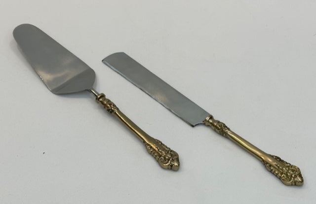 BREAD KNIFE ANTIQUE BRASS (ABSR1755B)