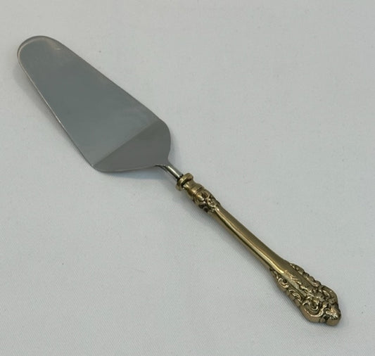 CAKE SERVER ANTIQUE BRASS (ABSR1755A)