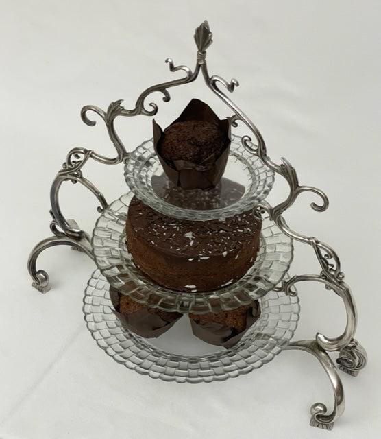 CAKE STAND 3 TIER ROYAL WEDDING (ST-161)