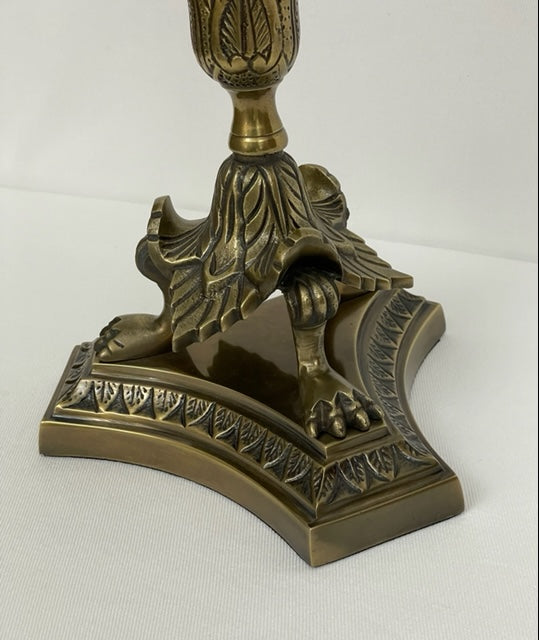 CANDELABRA 5 ARM GRIFFIN ANTIQUE BRASS (11843/AB)
