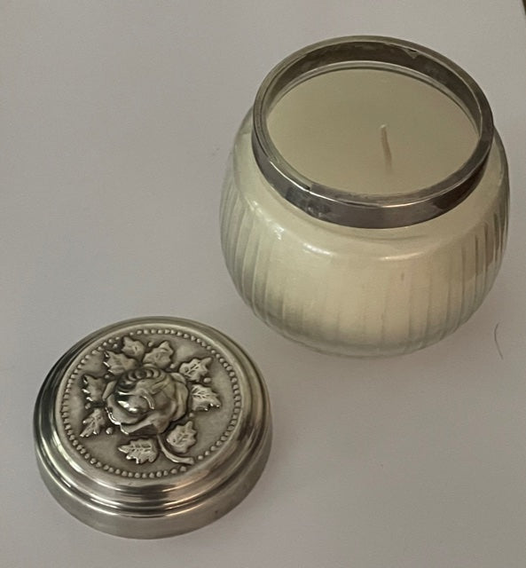 CANDLE JAR ROSE (ST-84)