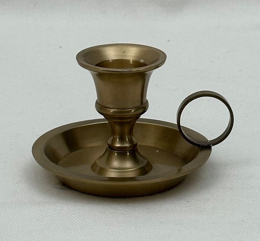 CHAMBERSTICK GREEK ANTIQUE BRASS (N161)