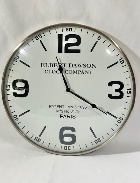 CLOCK WALL BUBBLE GLASS (60-718-51)