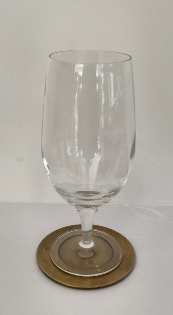 COASTER BERETTA ANTIQUE BRASS (COSTR/BRANTQ)