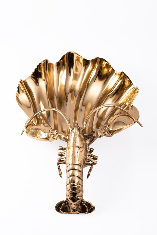 Shell Bowl Rob the Lob Antique Brass