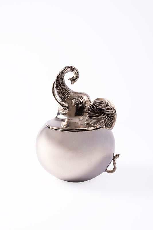 Ice Bucket Ellie Bellie Antique Silver