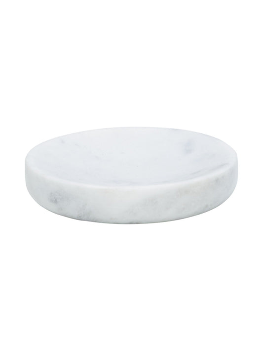 White marble soap dish bowl 