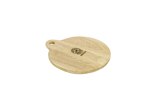 Oak Pizza Board with Handle