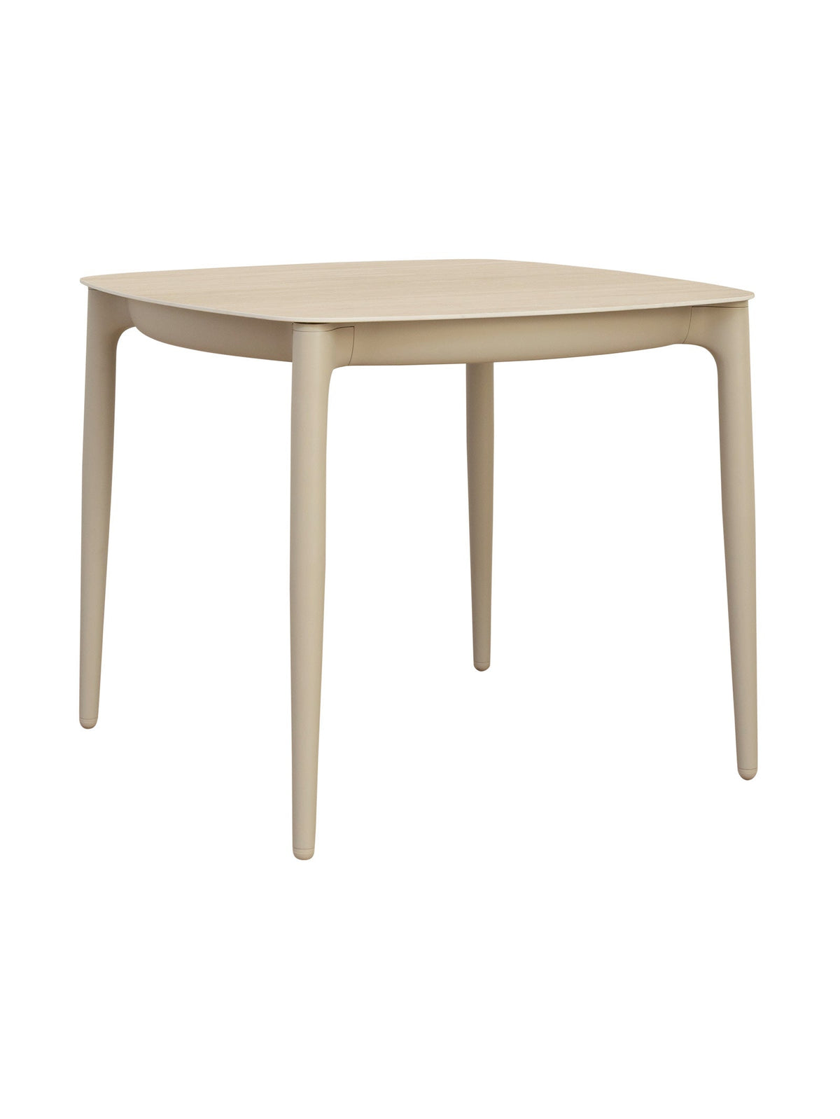 Beige square table 