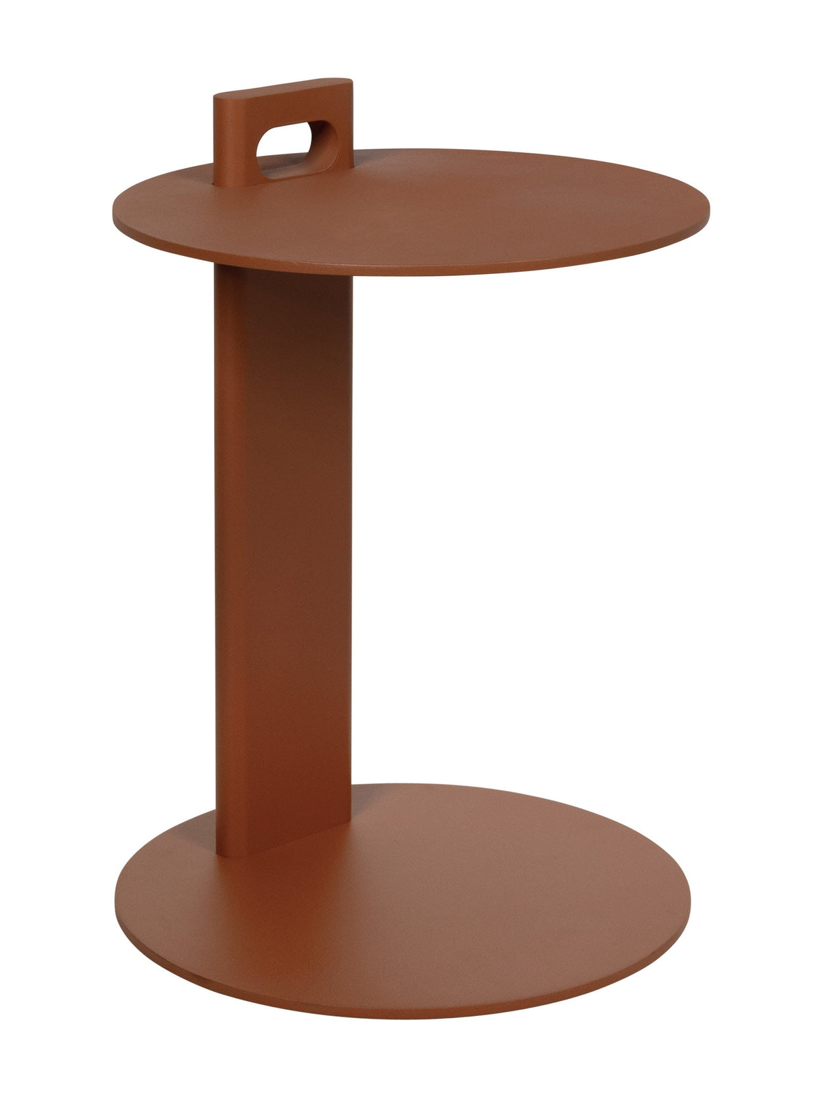 Fiji Side Table in Burgundy