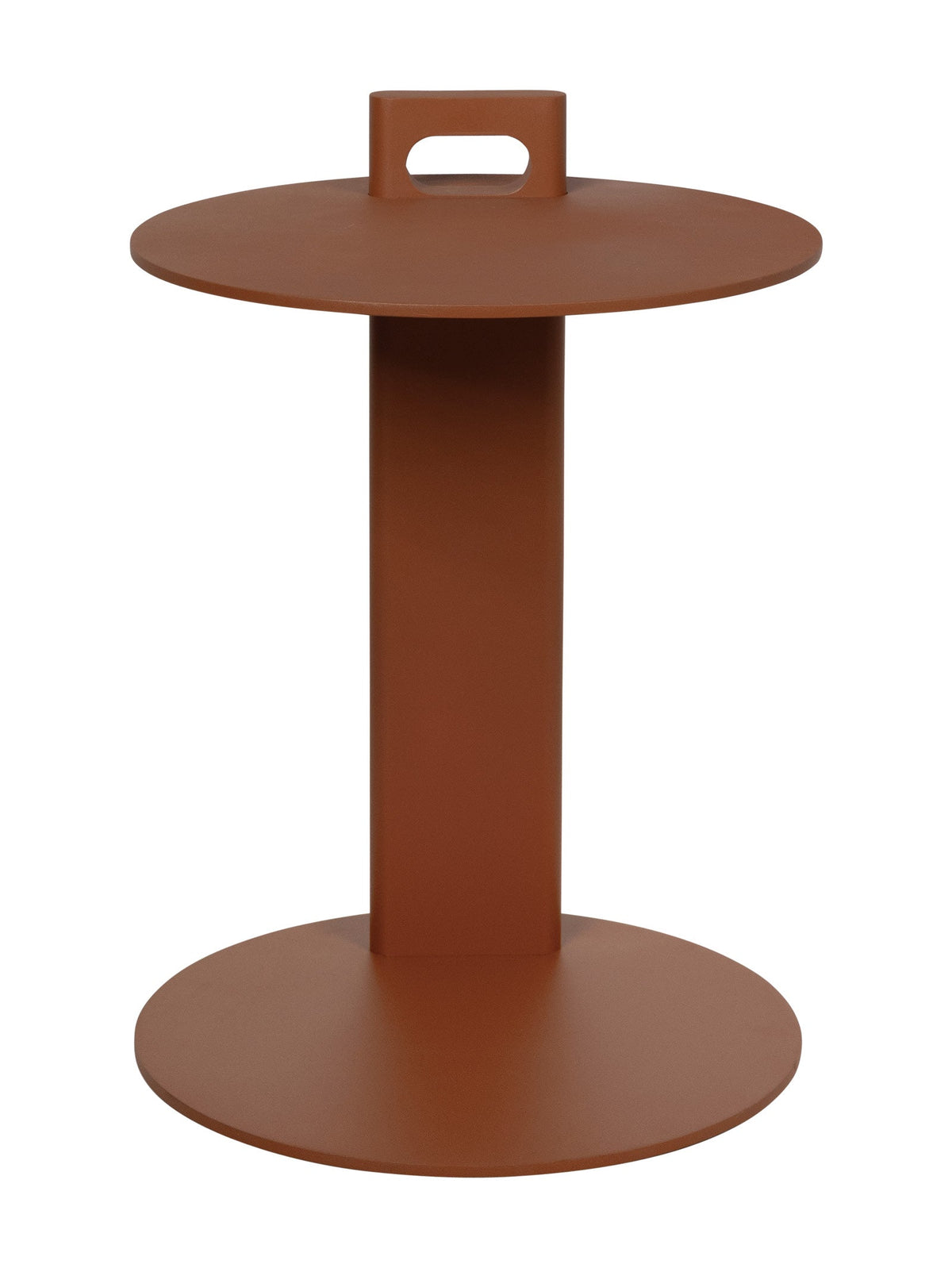 Fiji Side Table in Burgundy