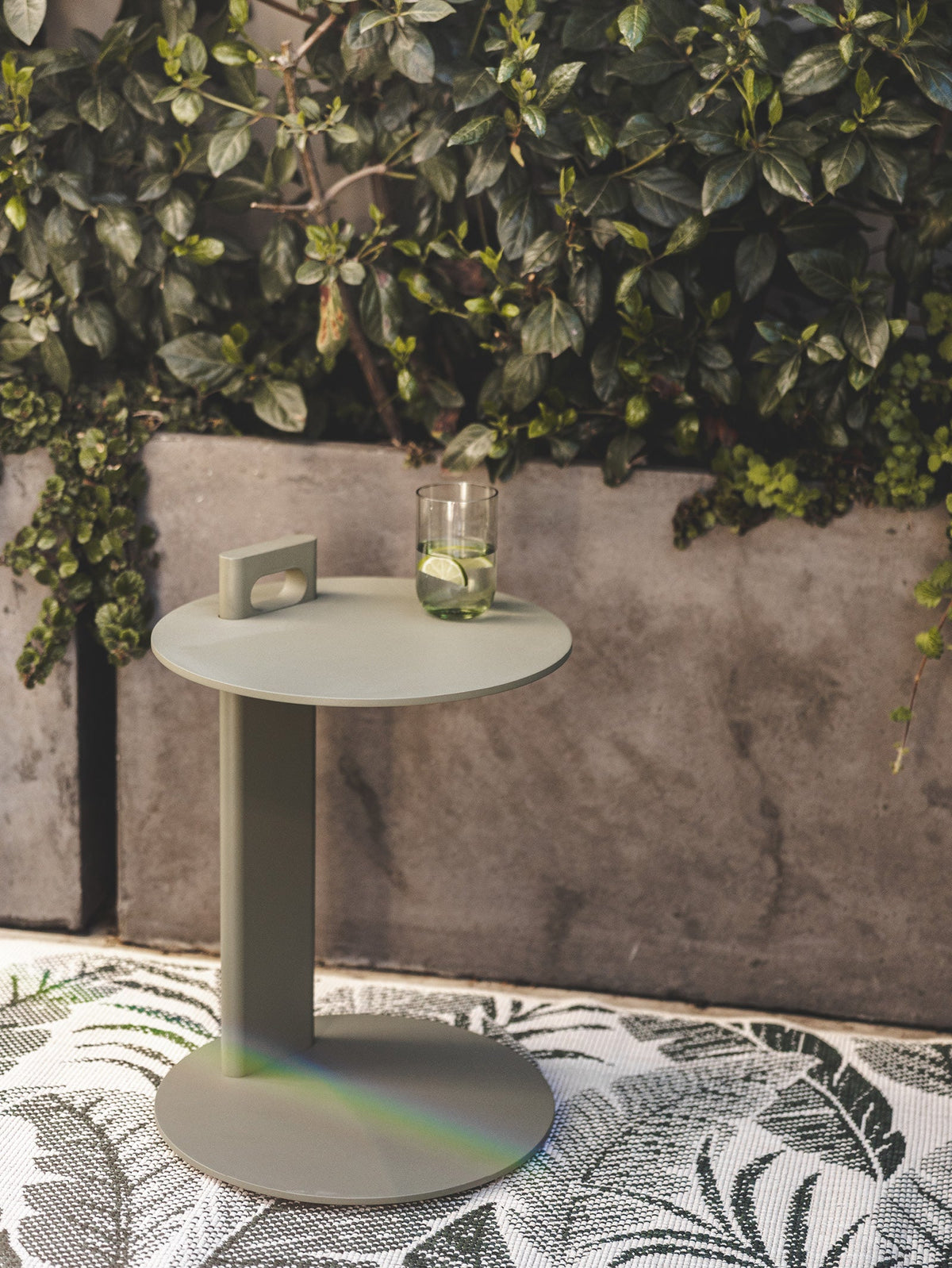 Fiji Side Table in Eucalyptus