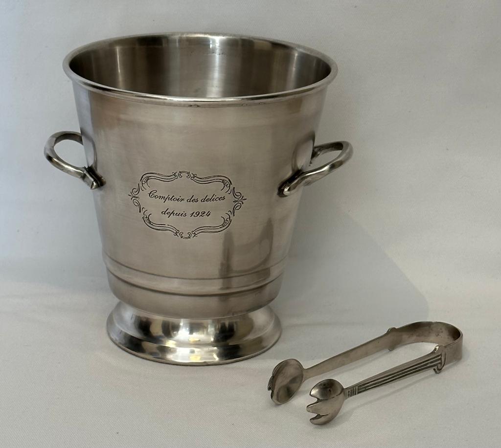 ICE BUCKET 1924 WITH TONGS (5759704)