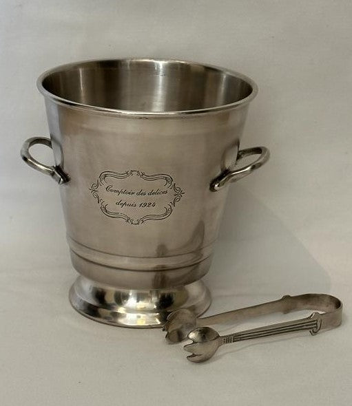ICE BUCKET 1924 WITH TONGS (5759704)