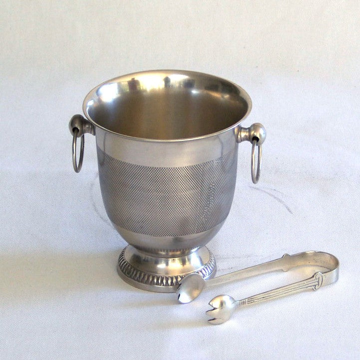 ICE BUCKET + TONGS FRENCH (539128)