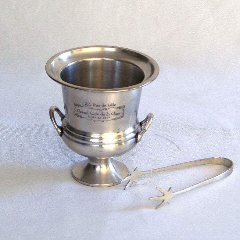 ICE BUCKET WITH TONGS (7023X)