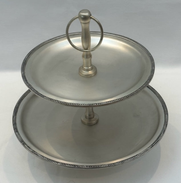 PATISSERIE 2 TIER ROUND BEADED (SRT495BEADED)
