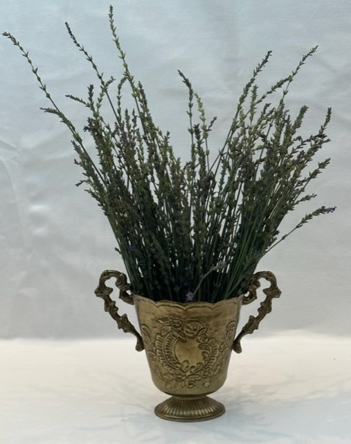 VASE ANTIQUE BRASS PROVENCE (N217)