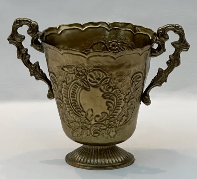 VASE ANTIQUE BRASS PROVENCE (N217)